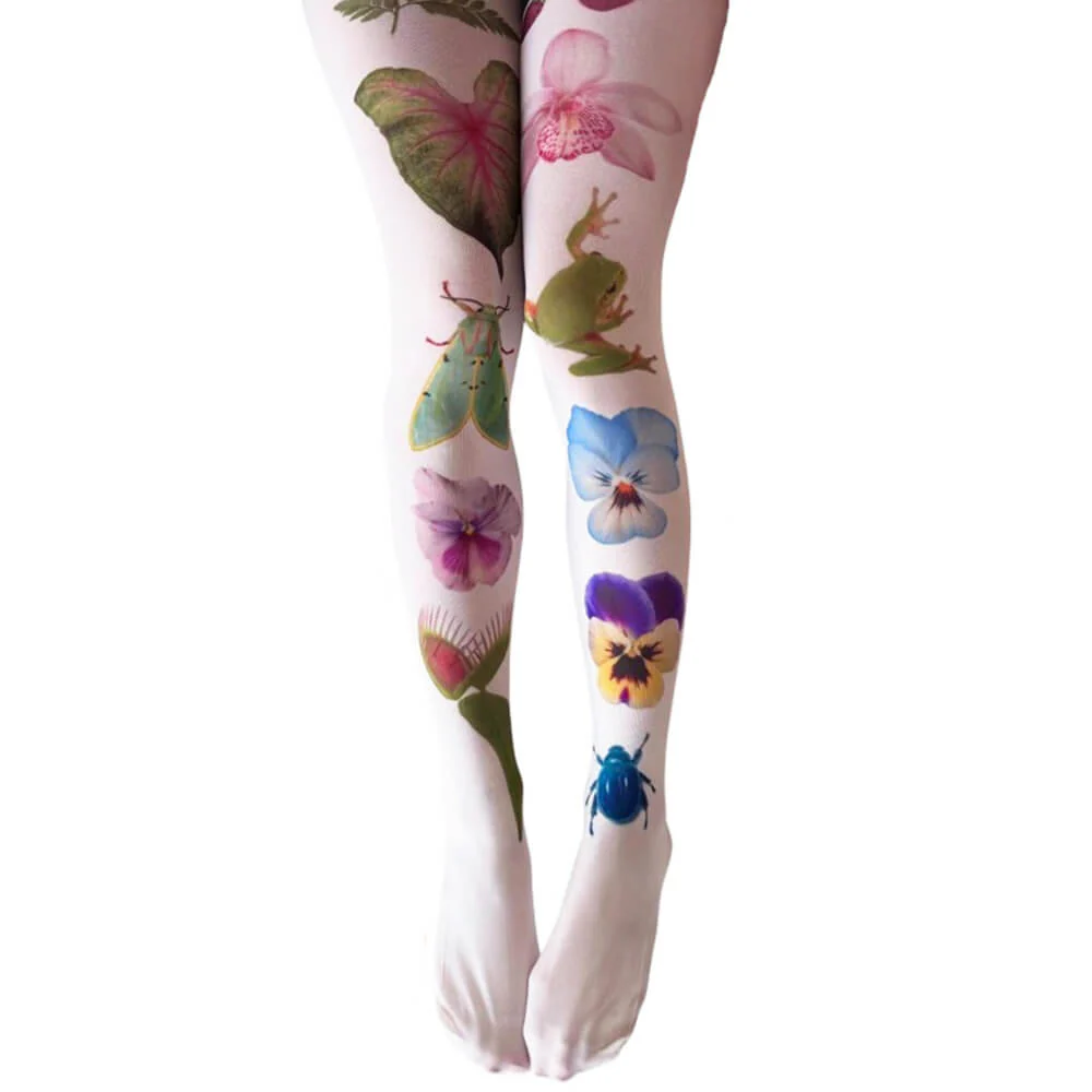 Fairycore Aesthetic Patterned Tights - Image 9