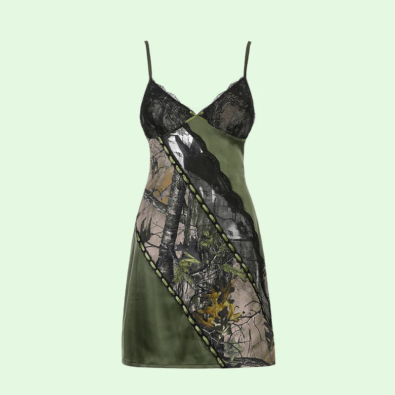 Fairycore Fairy Grunge Lace Mini Dress - Image 12