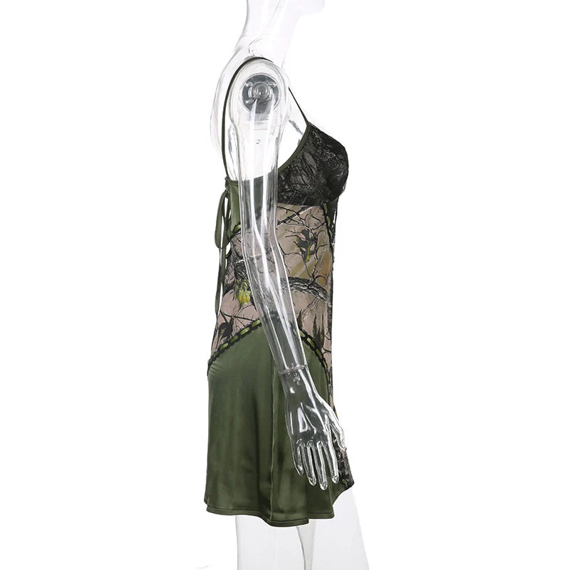 Fairycore Fairy Grunge Lace Mini Dress - Image 5