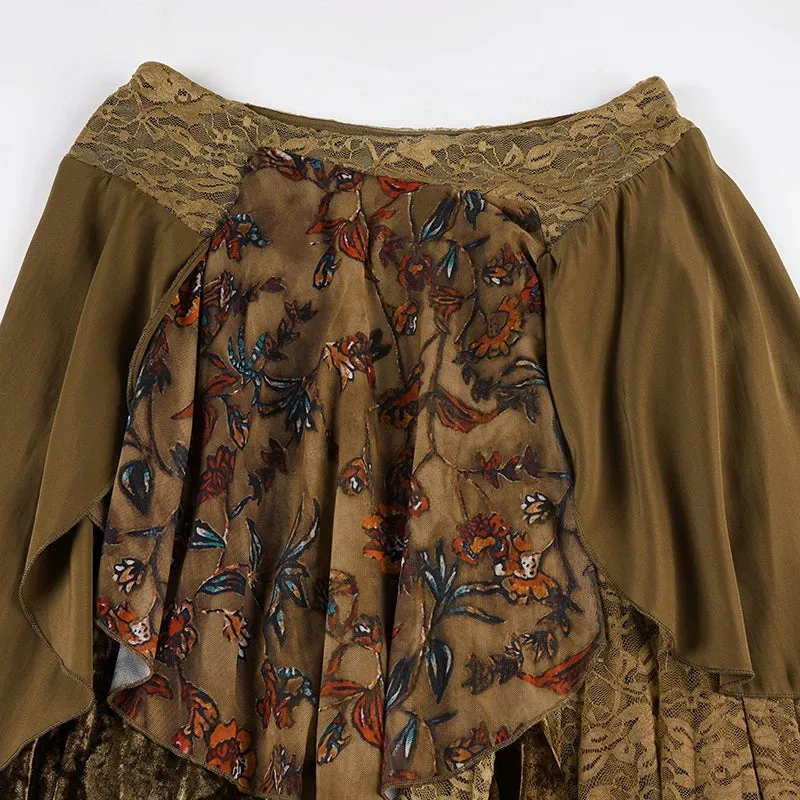 Fairycore Layered Midi Skirt - Image 5
