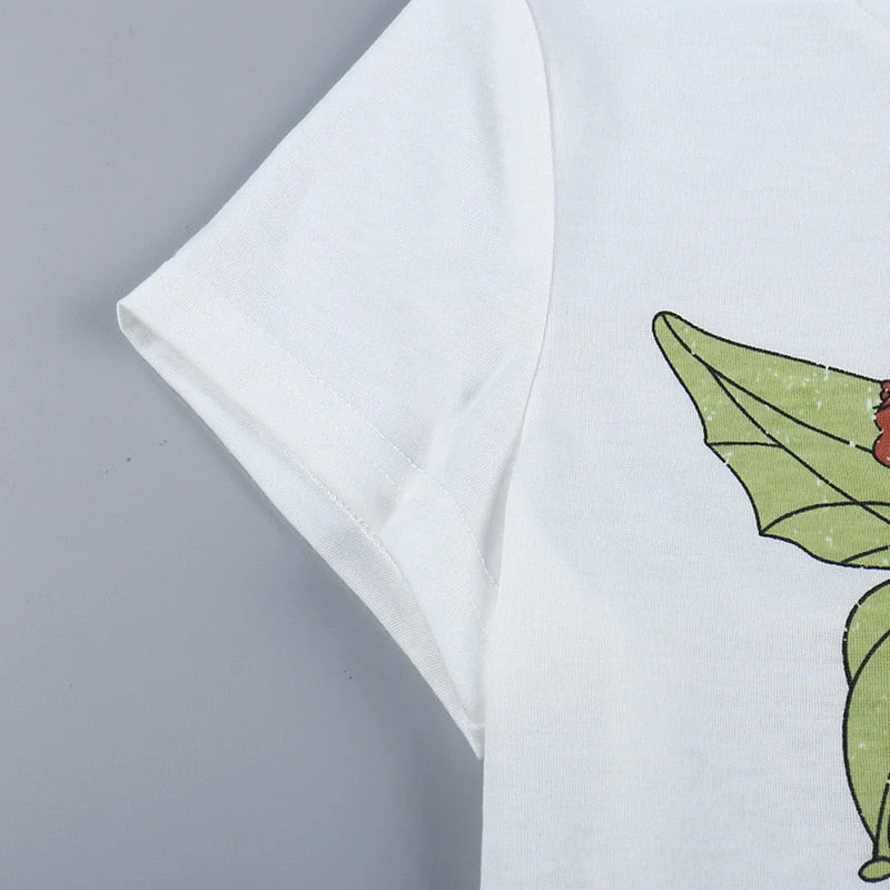 Fairycore Pixie Graphic Crop Top - Image 10