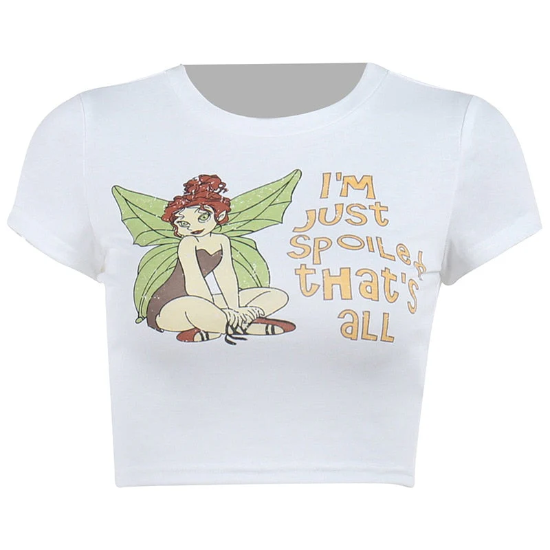 Fairycore Pixie Graphic Crop Top - Image 14