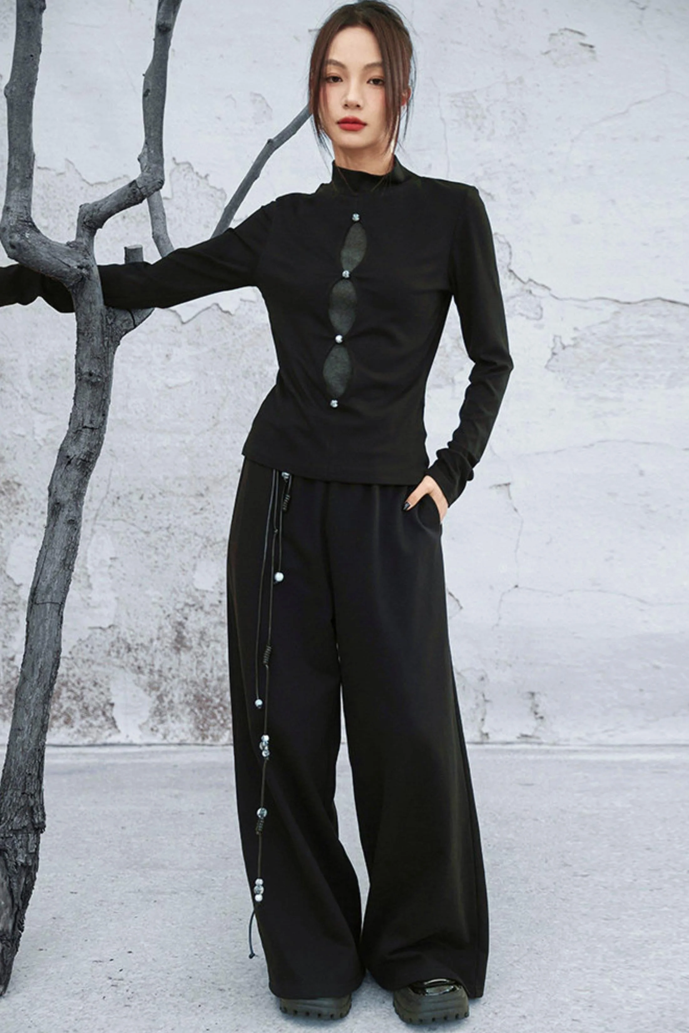 Edgy Cutout Top - Image 8