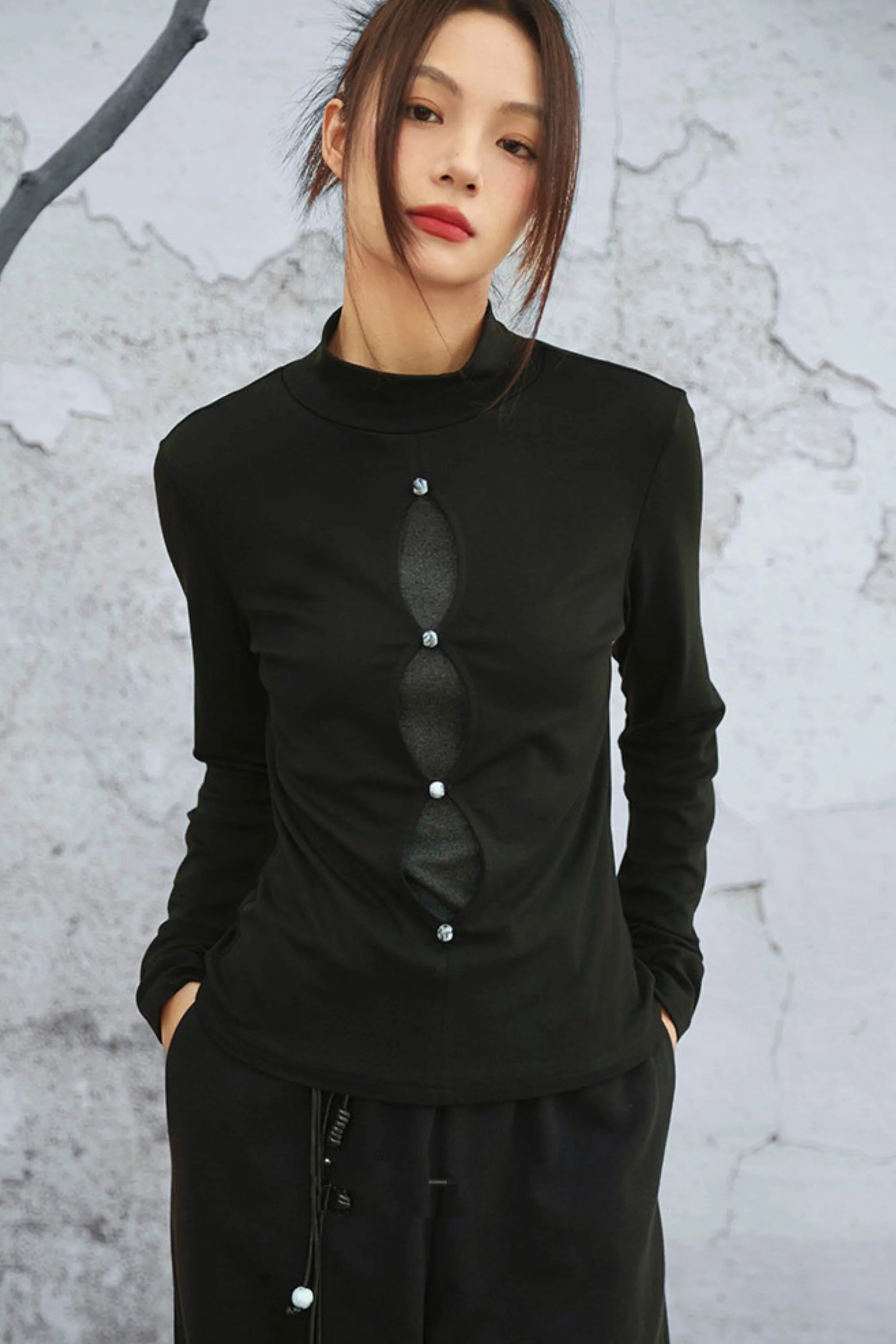Edgy Cutout Top