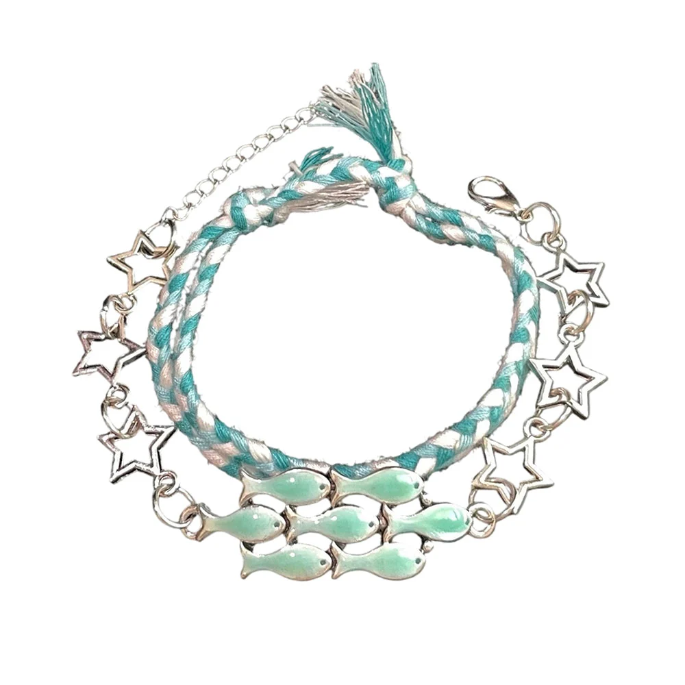 Fish and Star Charm Bracelet - Image 3