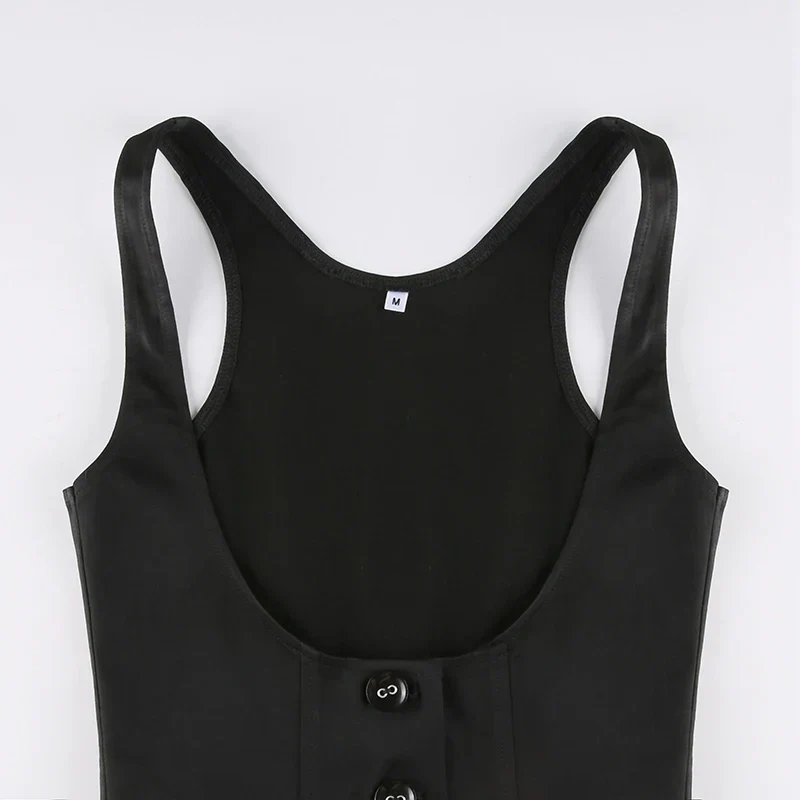 Fitted Button Up Vest - Image 5