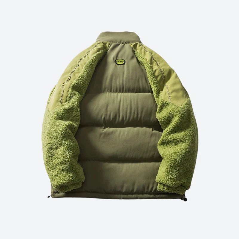 Fleece Puffer Jacket - Image 2
