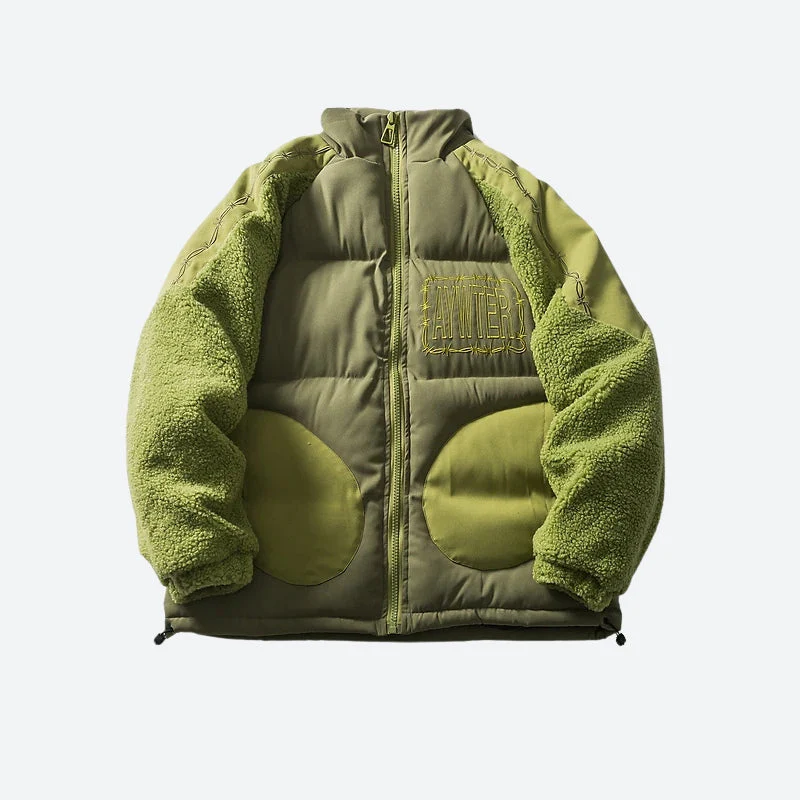 Fleece Puffer Jacket - Image 7