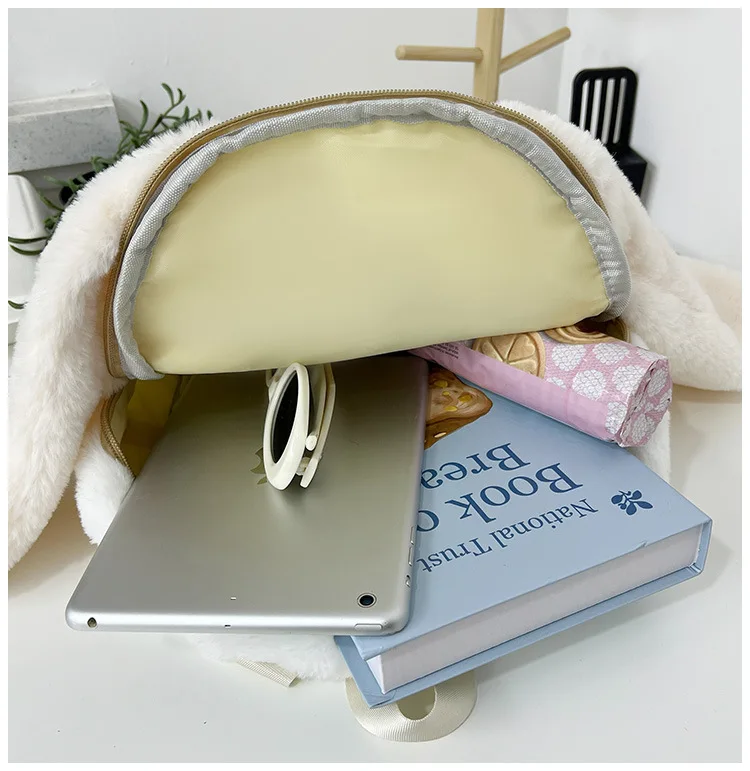 Floppy Bunny Ear Plush Book Bag - Image 13