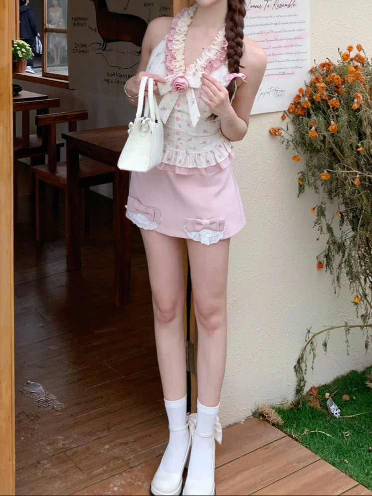 floral coquette tank top - Image 3