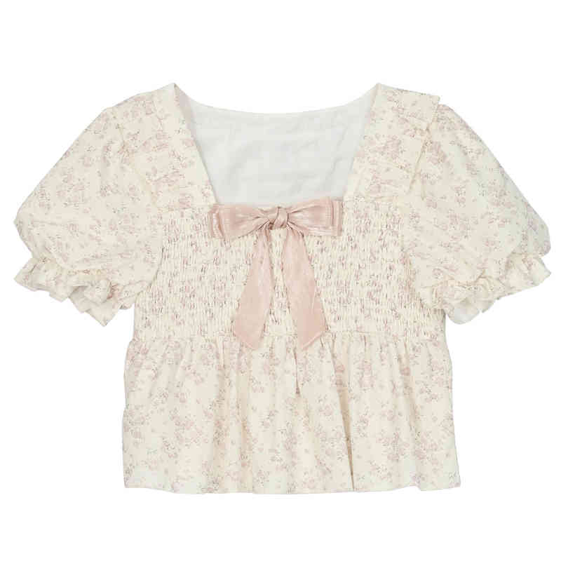Floral Lace Splicing Skirt Set - Image 6