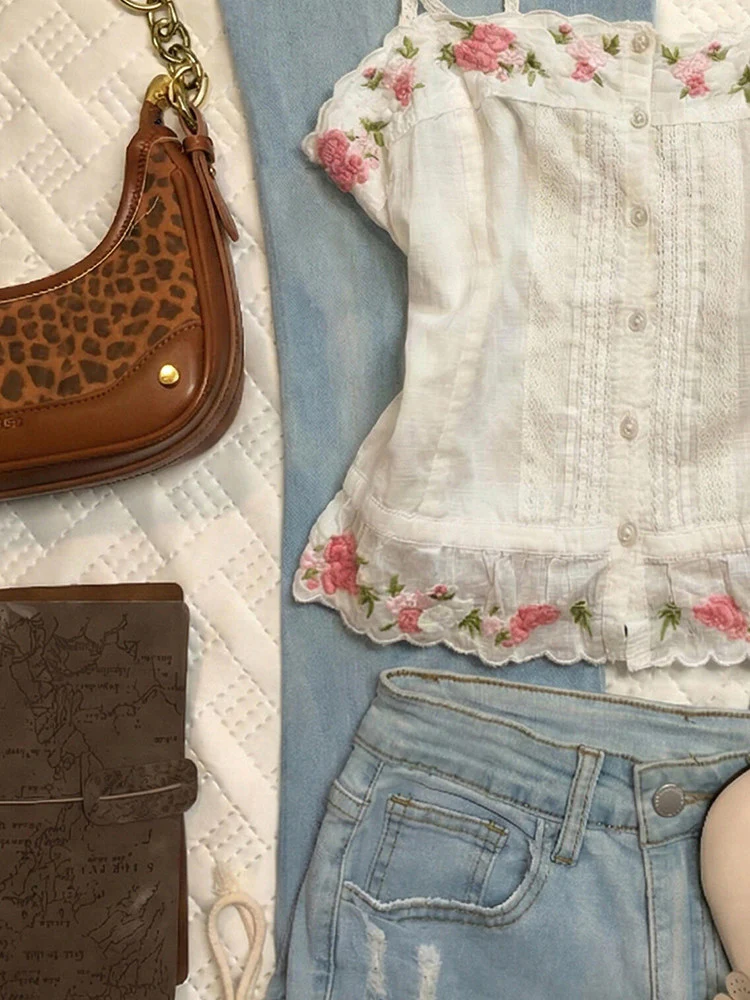 floral straps tank top - Image 5