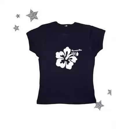 Flower Print Casual Crop Top - Image 5