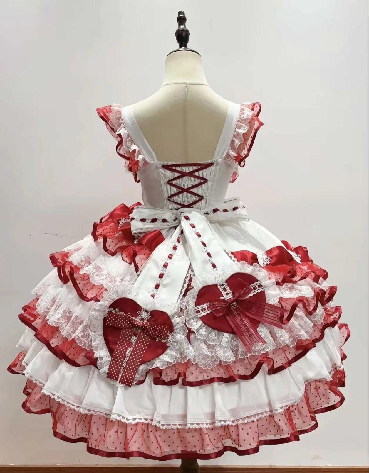 Flower Ruffled Lace Princess Lolita Dress - Image 10