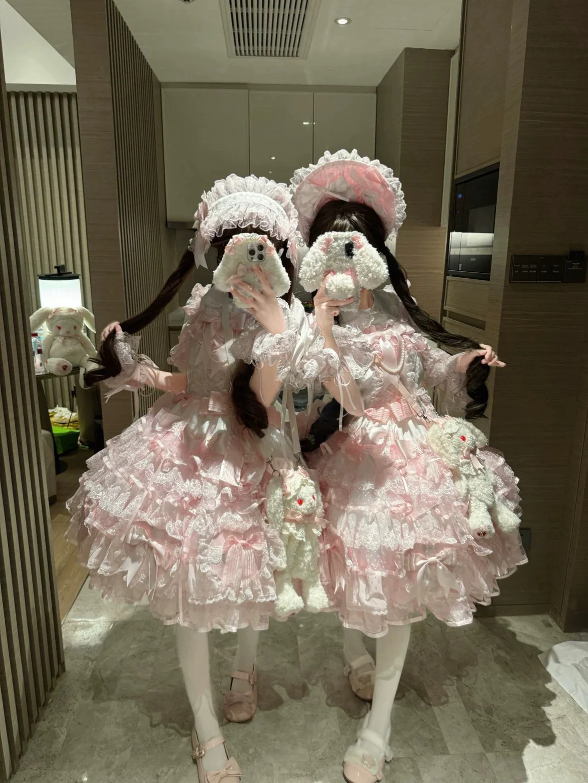Flower Ruffled Lace Princess Lolita Dress - Image 5