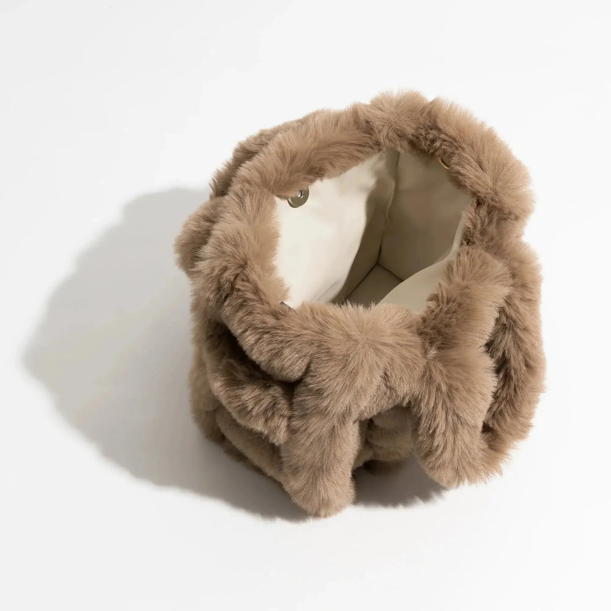 Fluffy Faux Fur Tote Bag - Image 3