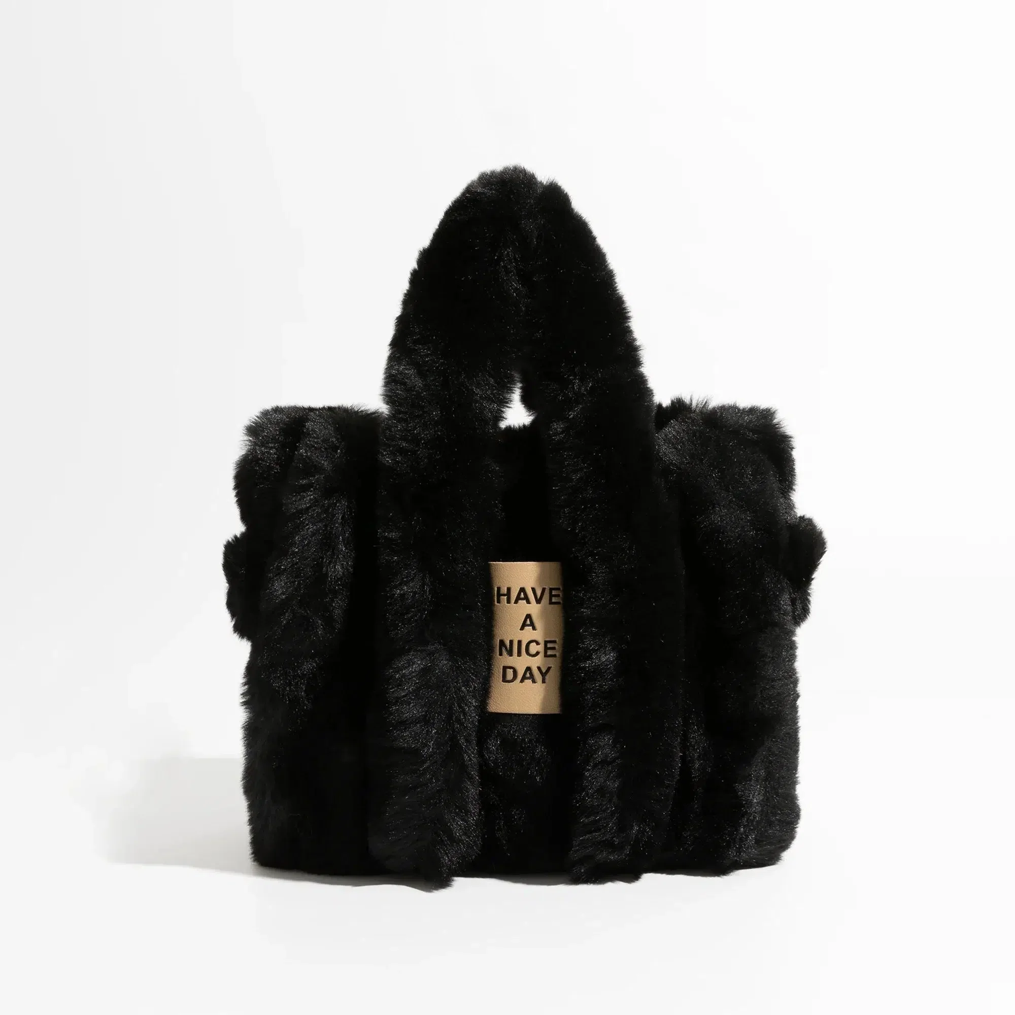 Fluffy Faux Fur Tote Bag - Image 5