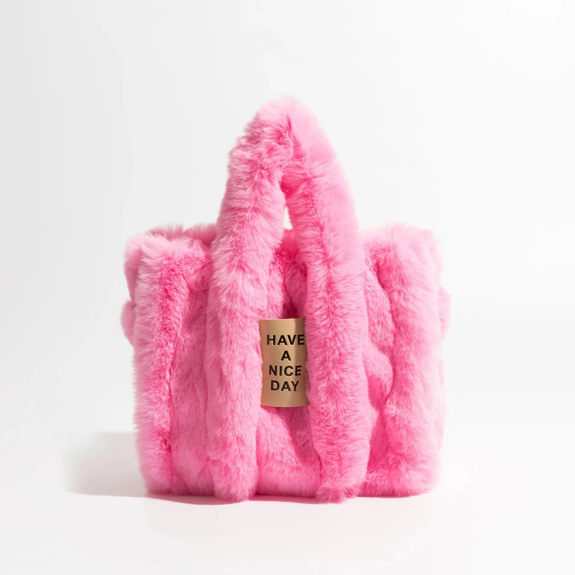 Fluffy Faux Fur Tote Bag - Image 7