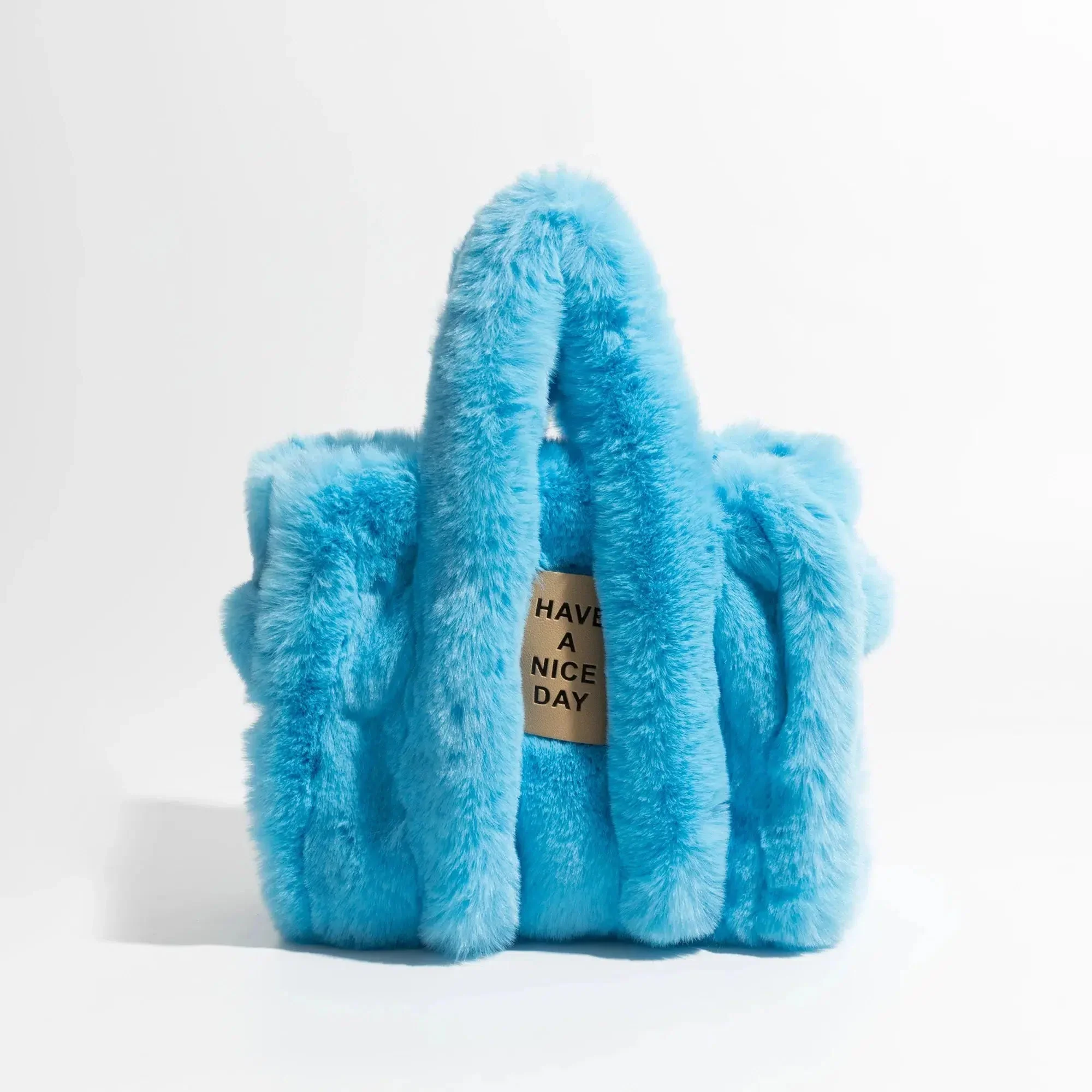 Fluffy Faux Fur Tote Bag - Image 9