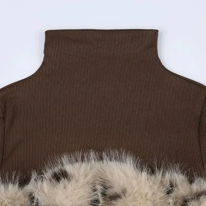 Fluffy Leopard Top - Image 7