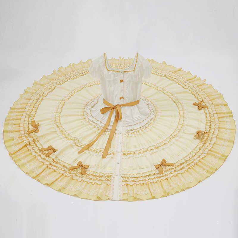 Forest Garden Overlapping Retro Dress - Image 9