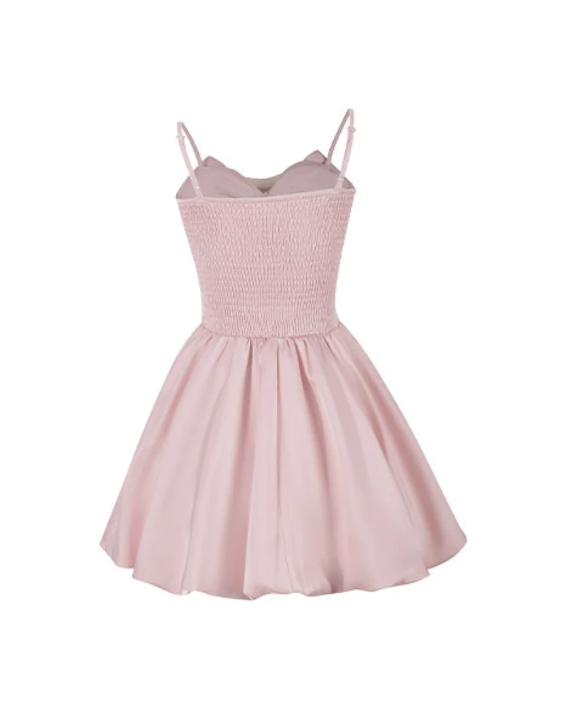 French Birthday Pink Tube Coquette Dress - Image 2