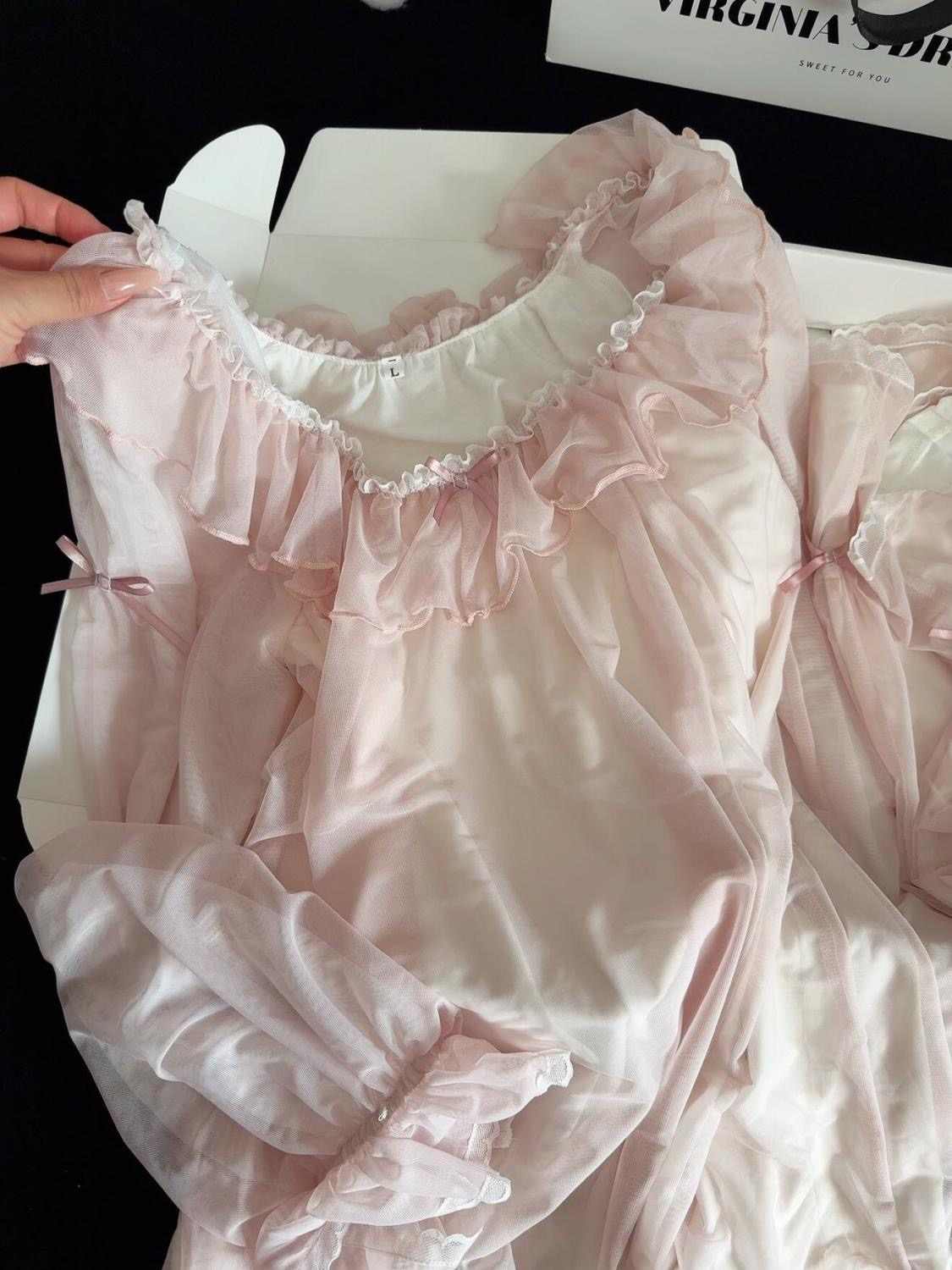 French Fairy Mesh Pajamas - Image 4