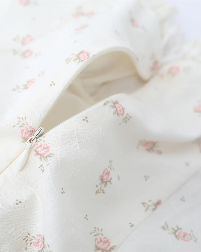 French Princess Coquette Floral Dress - Image 3