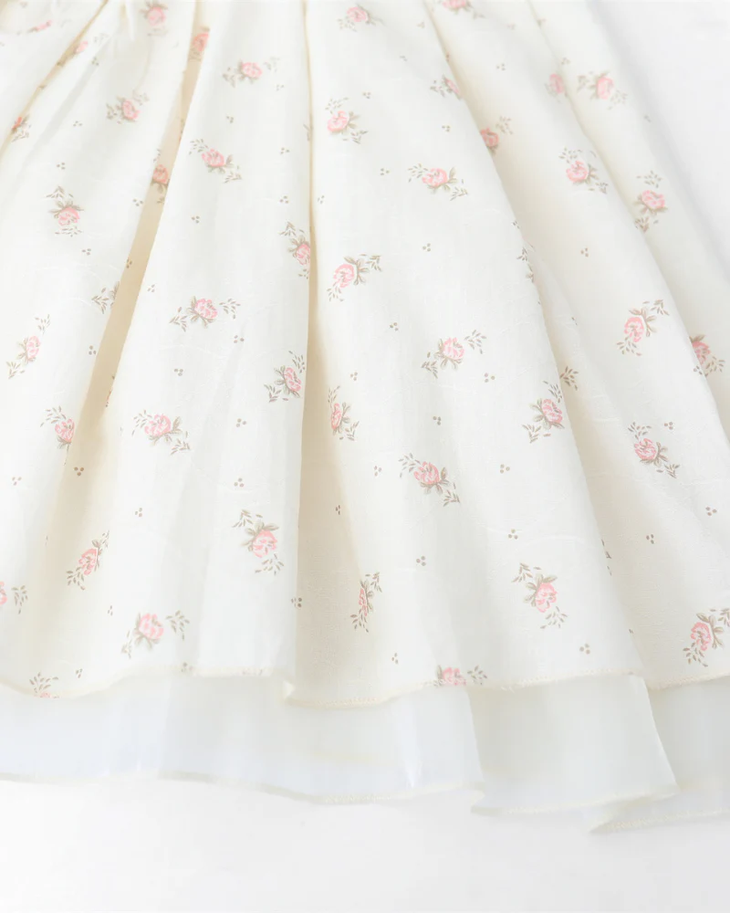 French Princess Coquette Floral Dress - Image 4