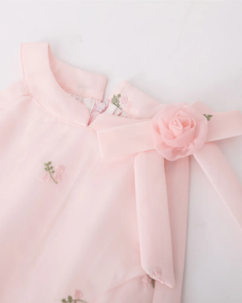 French Halter Puffy Cake Mini Coquette Dress - Image 4