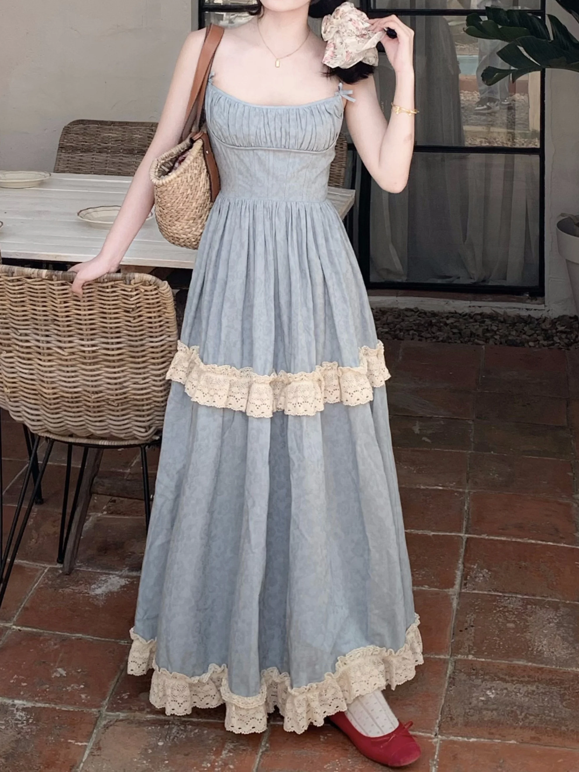 French Lace Cottage Dress - Image 2