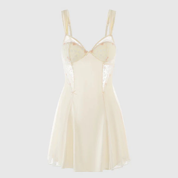 French Lace Silk Pajamas - Image 7