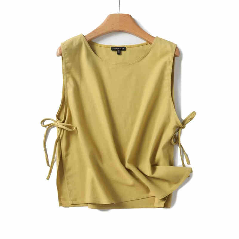 French Linen Crop Top - Image 4
