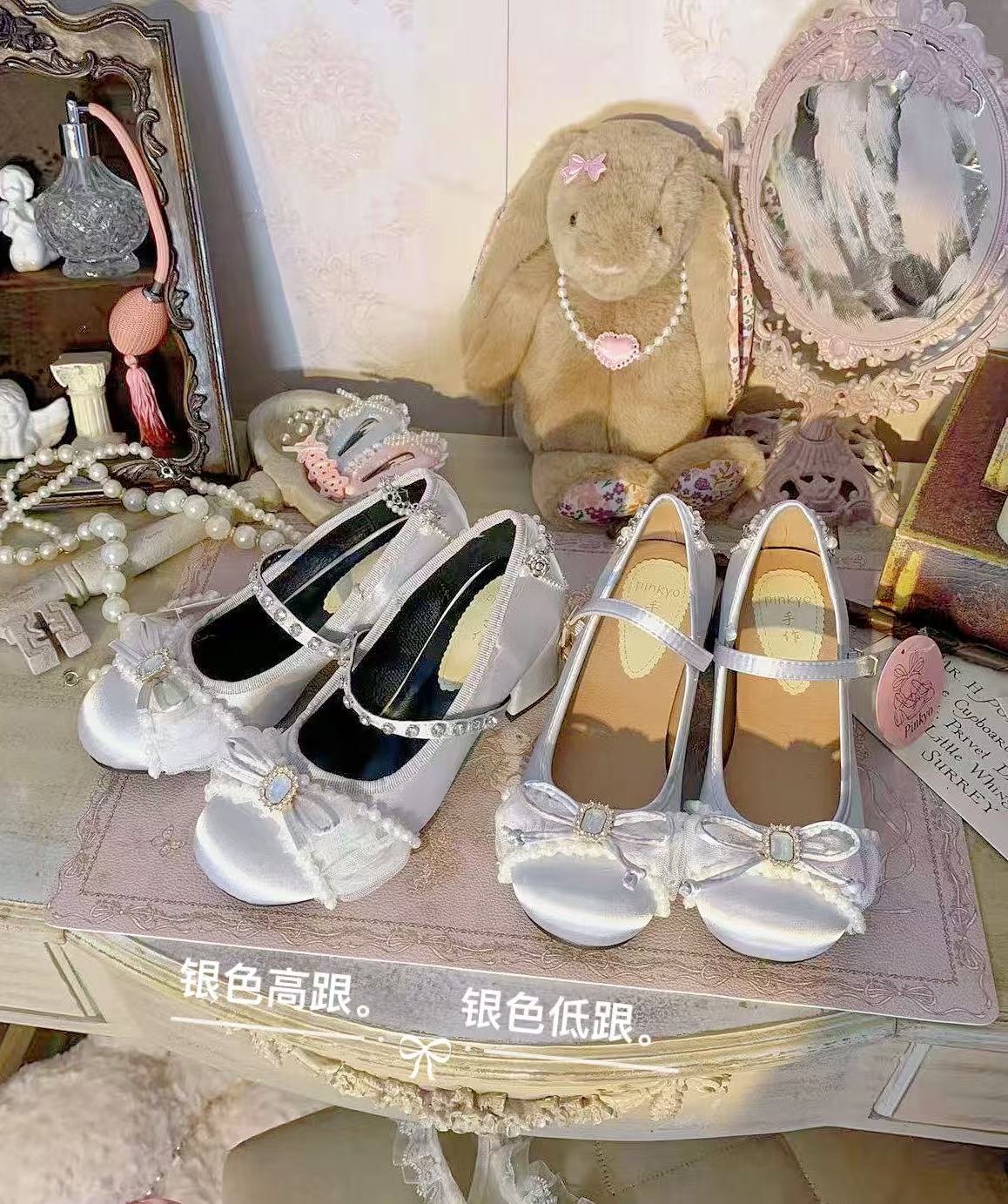 French Mary Jane Fairy Bow Shoes - Image 3