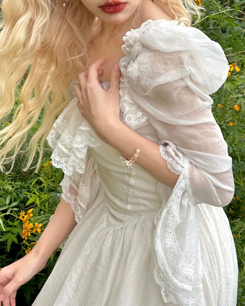 French Palace Fairy Coquette Dress - Image 3