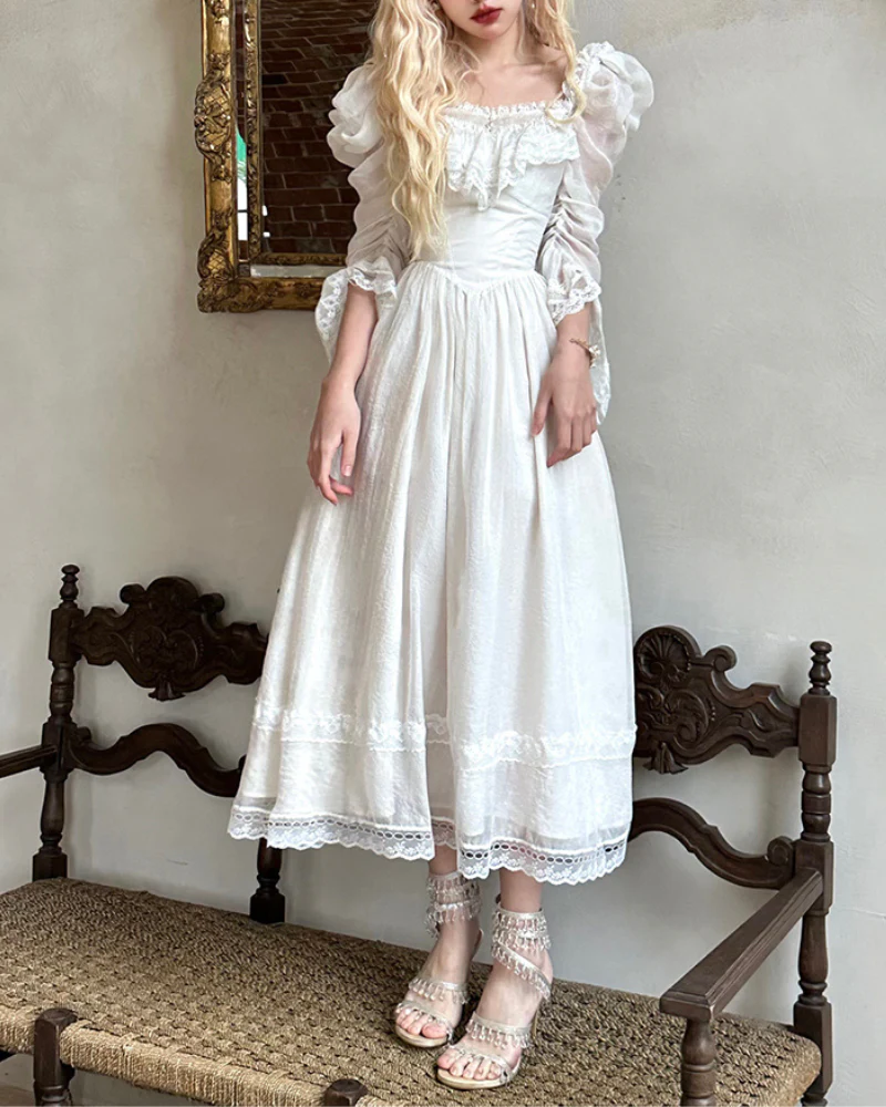 French Palace Fairy Coquette Dress - Image 4