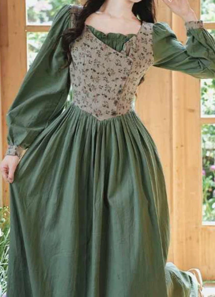 French Pastoral Vest Dress - Image 2