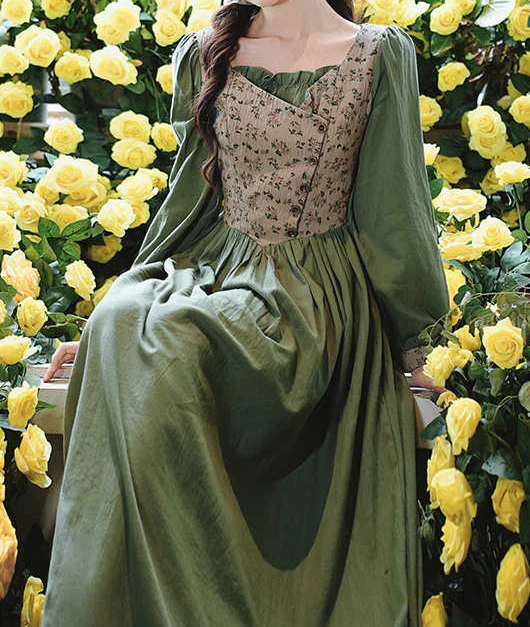 French Pastoral Vest Dress - Image 4
