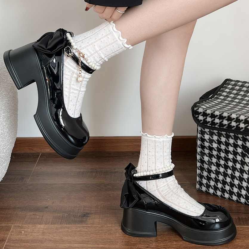 French Pearl Mary Jane Shoes - Image 6