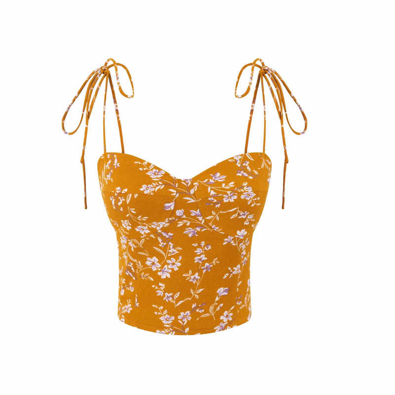 French Retro Floral Tank Top - Image 5