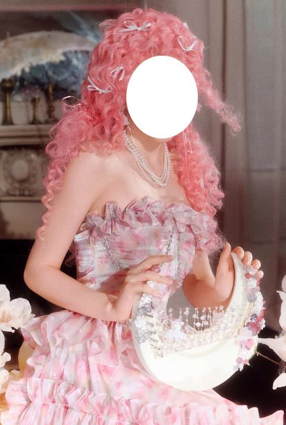 French Romantic Rose Tail Dress - Image 2