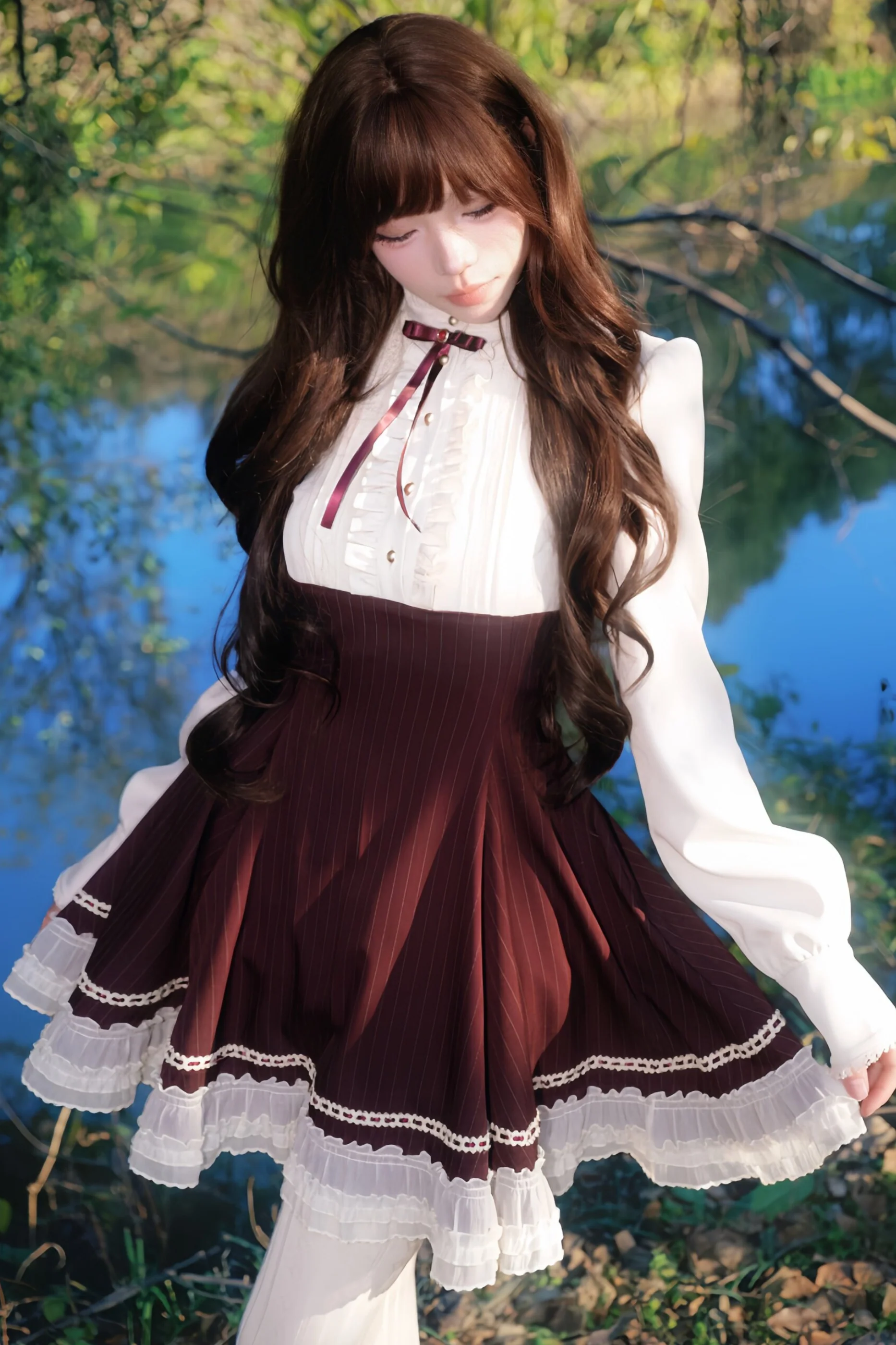 French Retro Girly Dress - Image 5