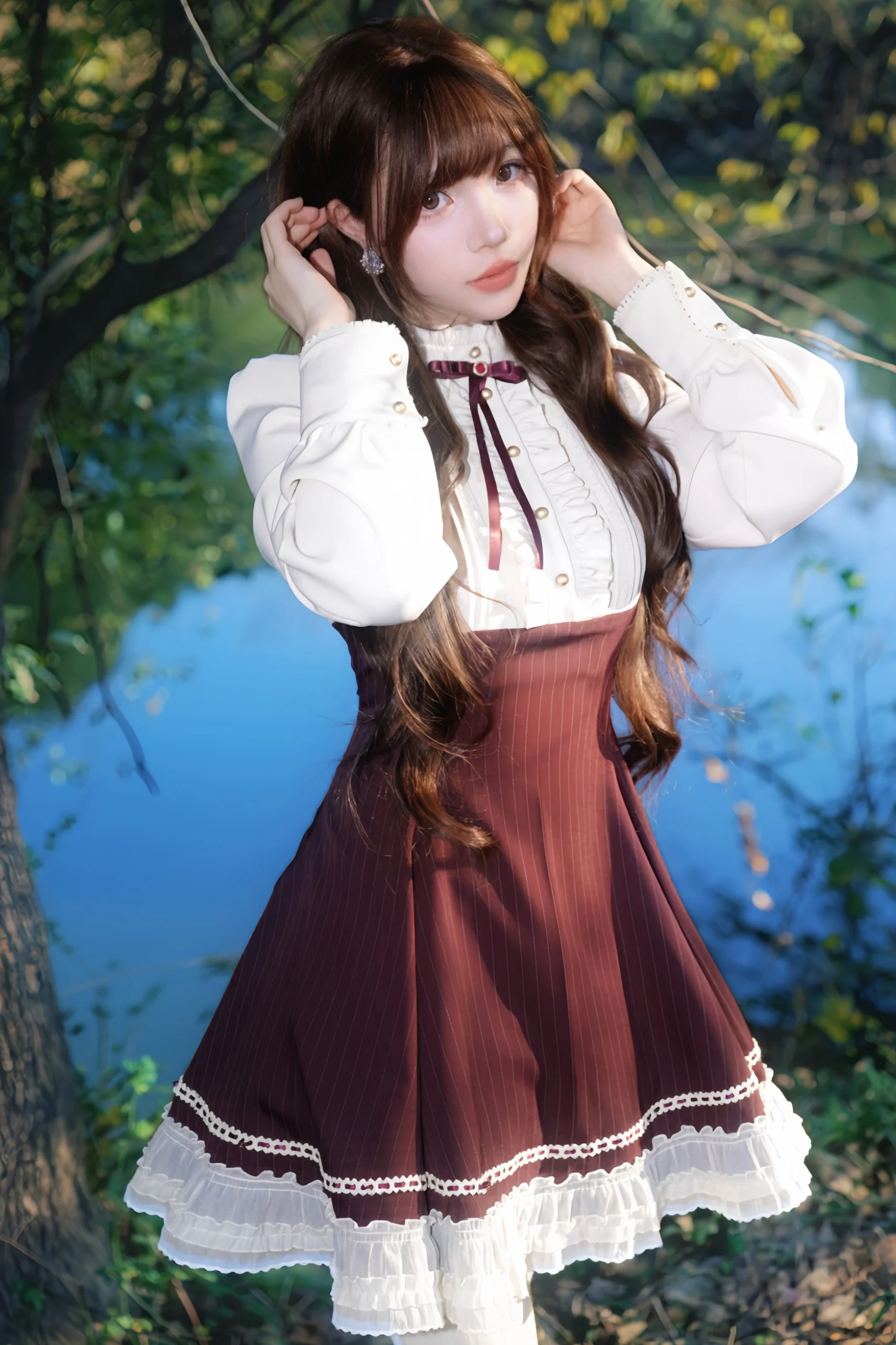 French Retro Girly Dress - Image 8