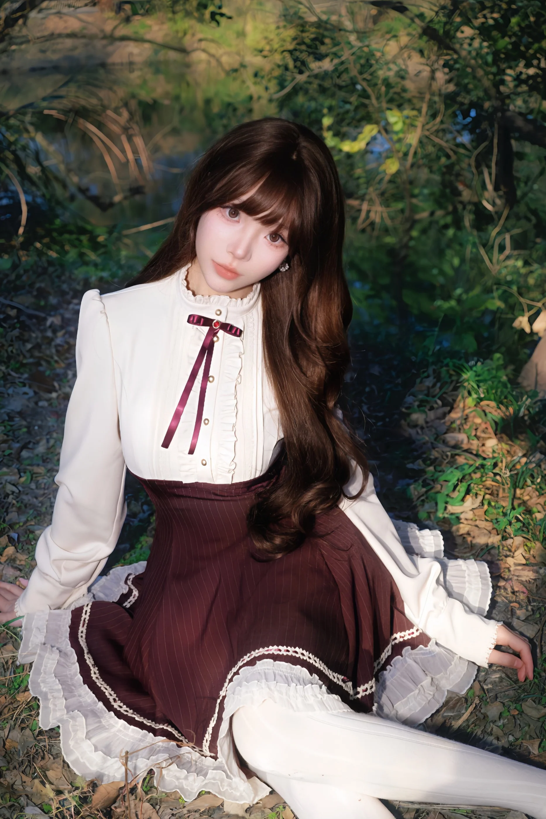 French Retro Girly Dress - Image 9