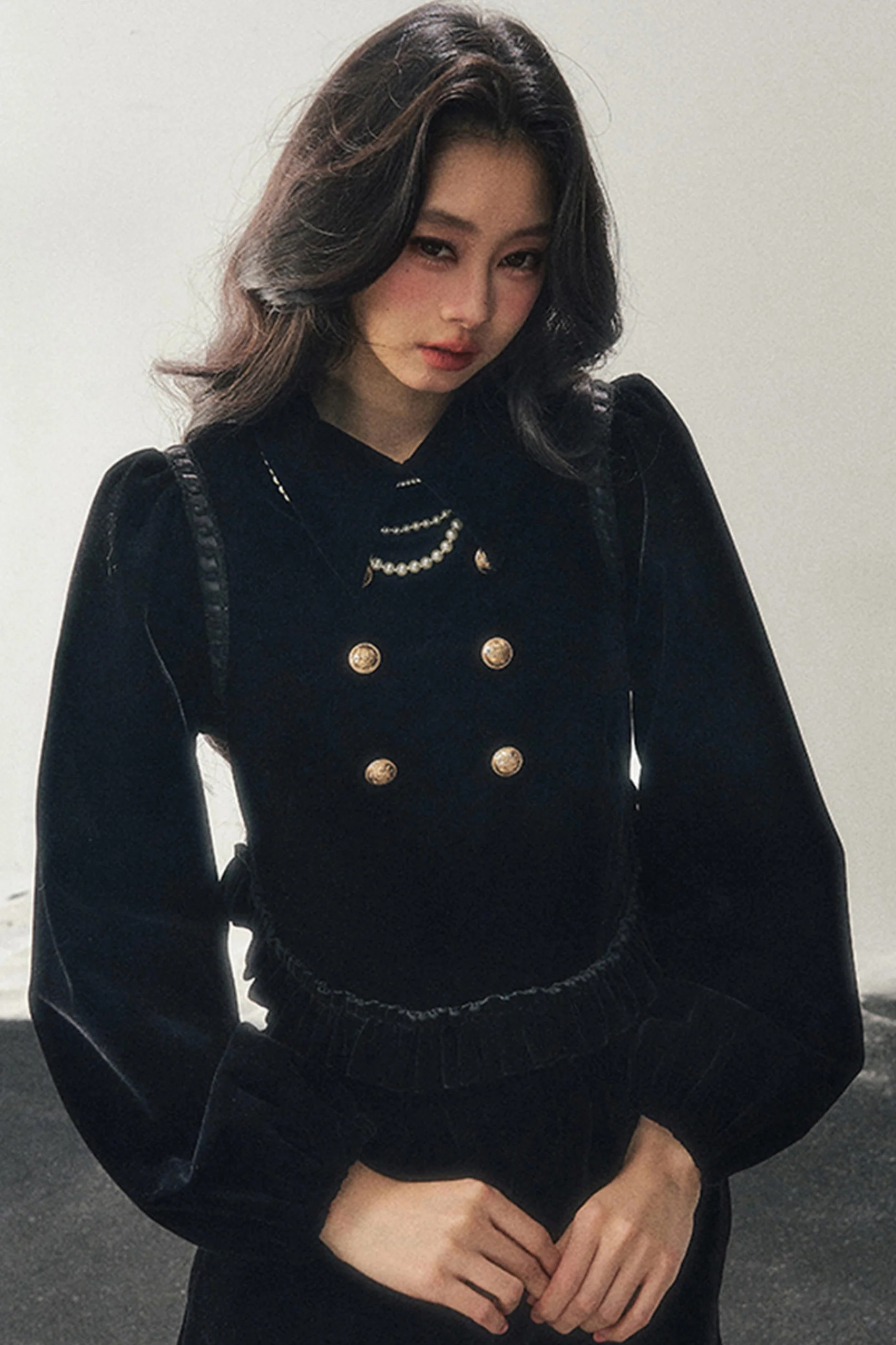French Velvet Jacket + Shorts - Image 2