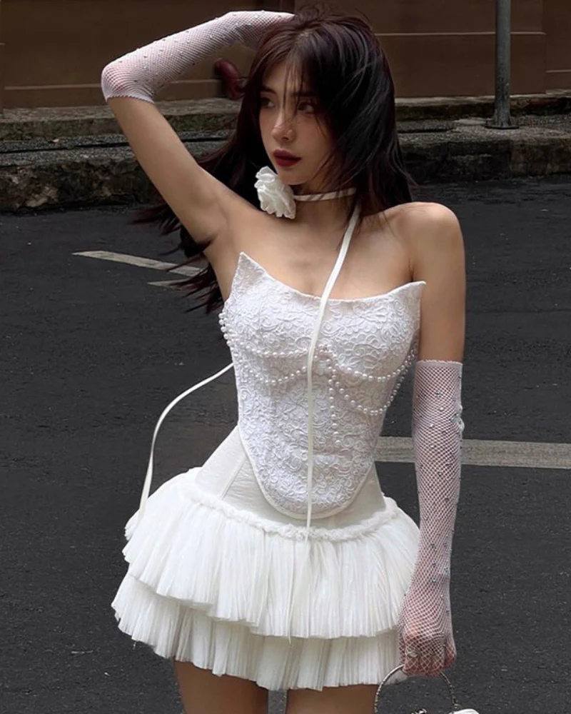 French Vintage Lace Coord - Image 3