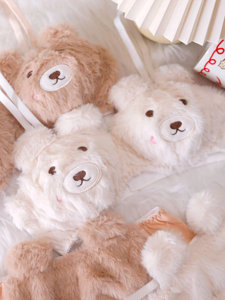 fur bear kawaii lingerie - Image 2