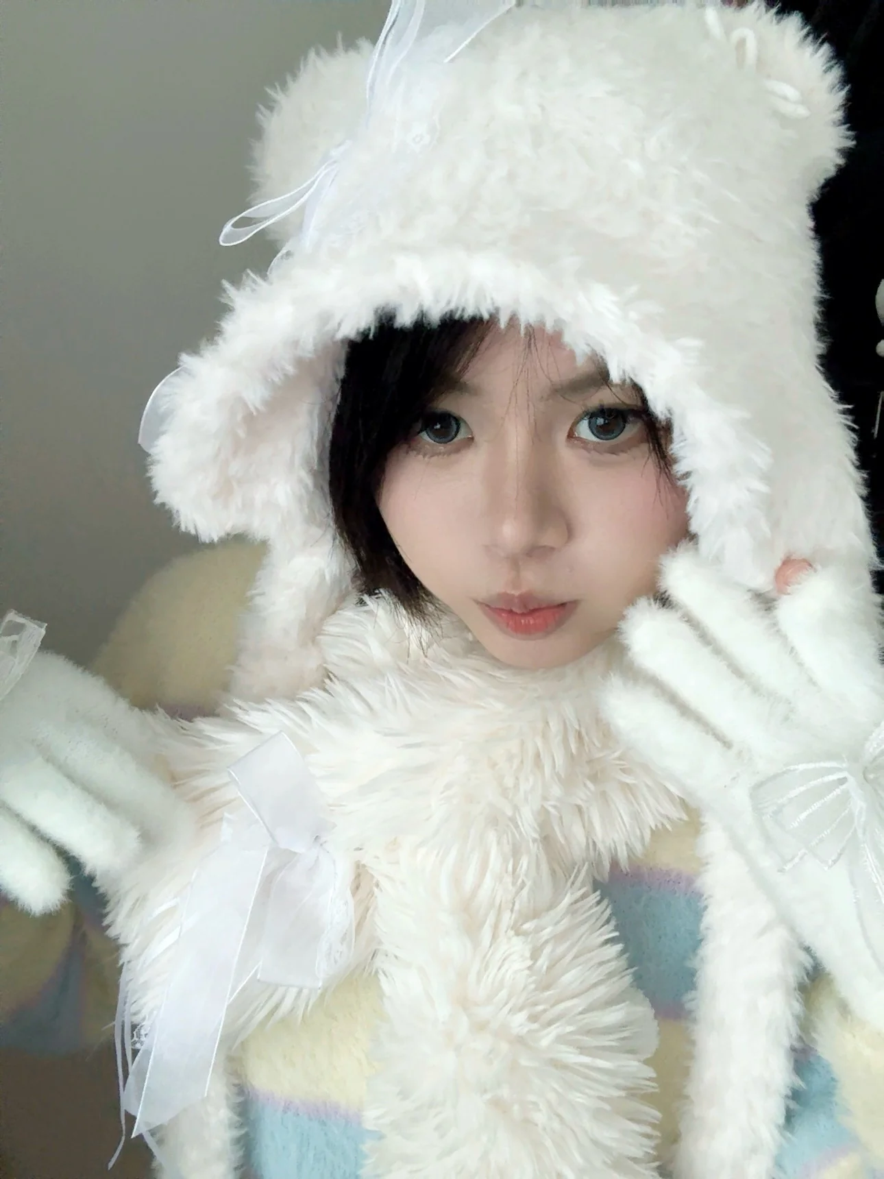 fur kawaii hat - Image 3