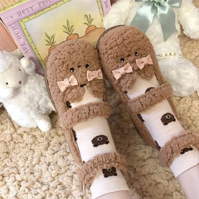 Fuzzy Bear Mary Janes - Image 5