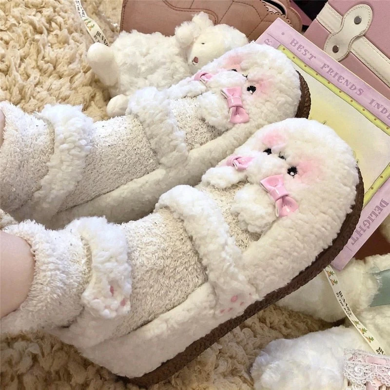 Fuzzy Bear Mary Janes - Image 9